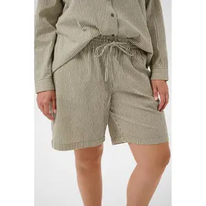 Women's shorts KAFFE Curve Nana Striped image-5