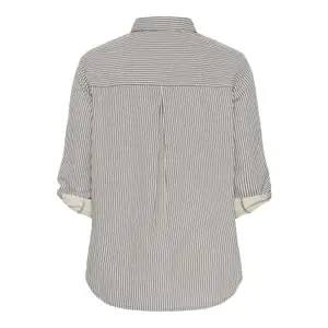 Woman's shirt KAFFE Curve Nana Striped image-3
