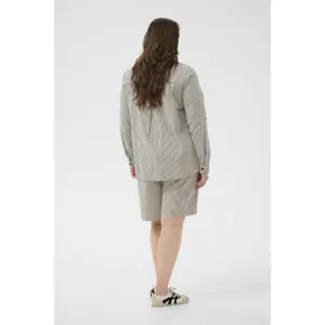 Woman's shirt KAFFE Curve Nana Striped image-4
