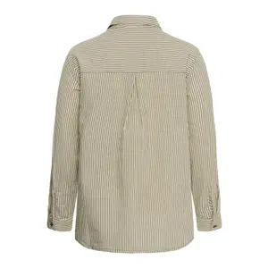 Woman's shirt KAFFE Curve Nana Striped image-1