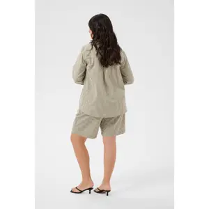 Woman's shirt KAFFE Curve Nana Striped image-4