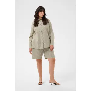 Woman's shirt KAFFE Curve Nana Striped image-5