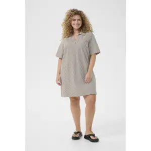 Women's dress KAFFE Curve Nana Striped image-1