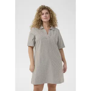 Women's dress KAFFE Curve Nana Striped image-2