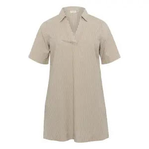 Women's dress KAFFE Curve Nana Striped image-0