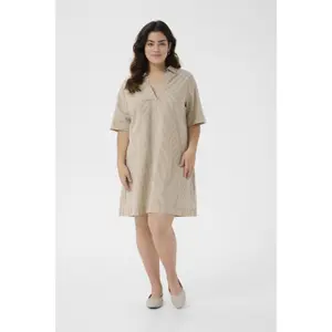 Women's dress KAFFE Curve Nana Striped image-2