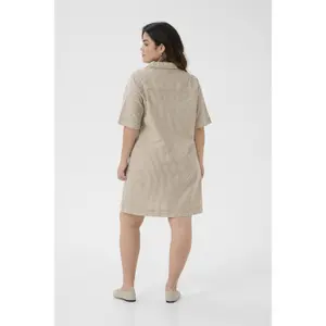 Women's dress KAFFE Curve Nana Striped image-4