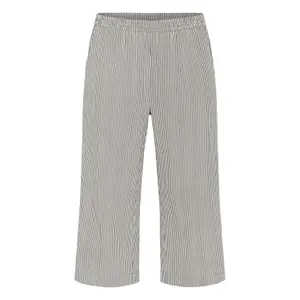 Women's striped Trousers KAFFE Curve KCNana image-0