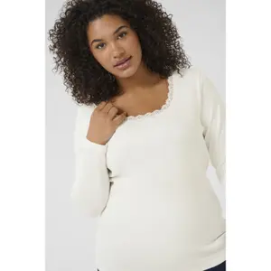 Women's long sleeve T-shirt KAFFE Curve Britt image-5