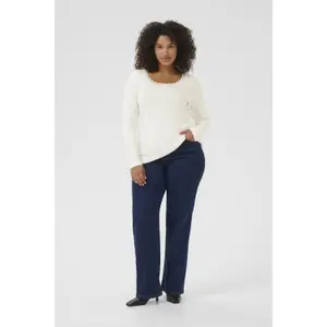 Women's long sleeve T-shirt KAFFE Curve Britt image-2