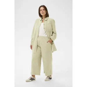 Ladies' tunic shirt KAFFE Curve Nana Striped image-2