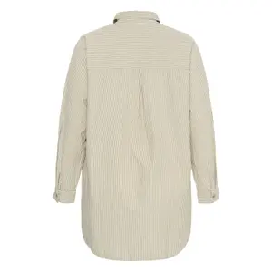 Ladies' tunic shirt KAFFE Curve Nana Striped image-3