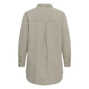 Ladies' tunic shirt KAFFE Curve Nana Striped image-5
