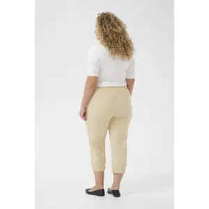 Women’s 3/4 Striped Trousers KAFFE Curve KcnanaKCNana image-4