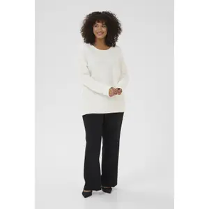 Woman sweater KAFFE Curve Ninka Solid image-1