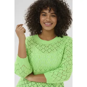 3/4 sleeves sweater KAFFE Curve Mika image-5