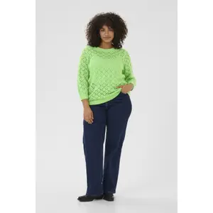 3/4 sleeves sweater KAFFE Curve Mika image-1