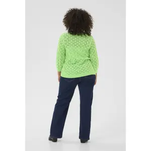 3/4 sleeves sweater KAFFE Curve Mika image-4