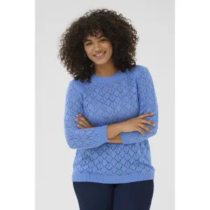 3/4 sleeves sweater KAFFE Curve Mika image-2