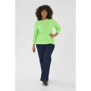 Pullover mit 3/4-Ärmeln, Damen KAFFE Curve Mani image-1