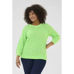 Pullover mit 3/4-Ärmeln, Damen KAFFE Curve Mani image-2