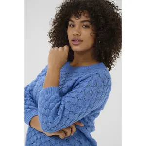 Jersey de manga 3/4 para mujer KAFFE Curve Mani image-5
