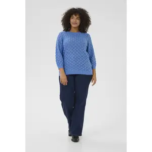 Jersey de manga 3/4 para mujer KAFFE Curve Mani image-2