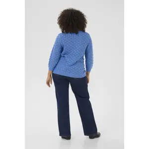 Jersey de manga 3/4 para mujer KAFFE Curve Mani image-4