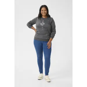 Sweatshirt woman KAFFE Curve Sunna image-1