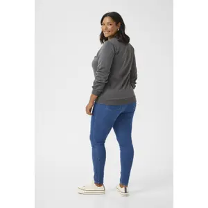 Sweatshirt woman KAFFE Curve Sunna image-4
