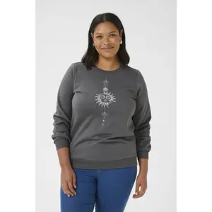 Sweatshirt woman KAFFE Curve Sunna image-2