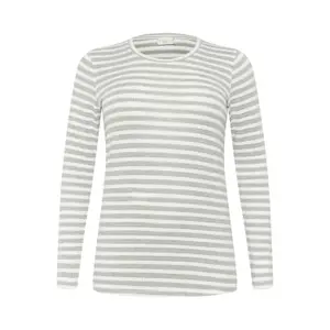 Women's long sleeve T-shirt KAFFE Curve Henna image-0