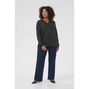 Women's blouse KAFFE Curve Sida Dot image-3