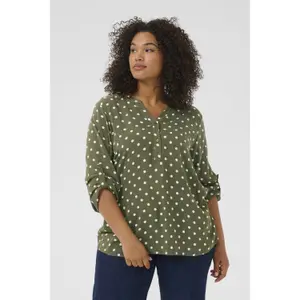 Women's blouse KAFFE Curve Sida Dot image-3