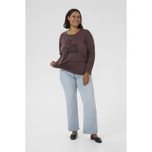 Sweatshirt woman KAFFE Curve Curve KCberla image-1