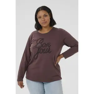 Sweatshirt woman KAFFE Curve Curve KCberla image-2