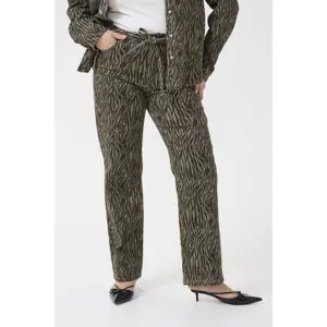 Women's straight jeans KAFFE Curve Leonoma image-1