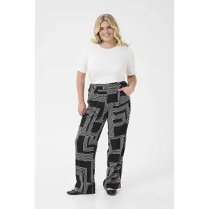 Pantaloni da donna KAFFE Curve Donna image-2