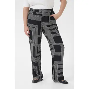 Pantaloni da donna KAFFE Curve Donna image-1