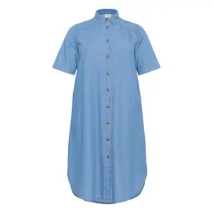 Women's shirt dress KAFFE Curve KCLouisa image-0