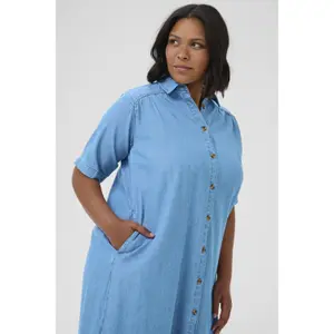 Women's shirt dress KAFFE Curve KCLouisa image-5