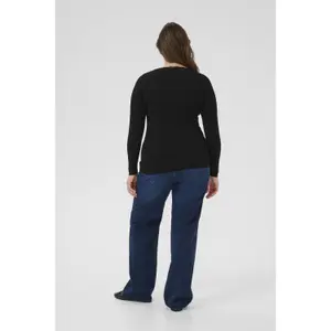 Women's long sleeve T-shirt KAFFE Curve Omia image-4