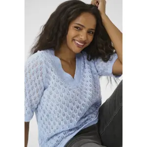 Woman sweater KAFFE Curve Loura image-5