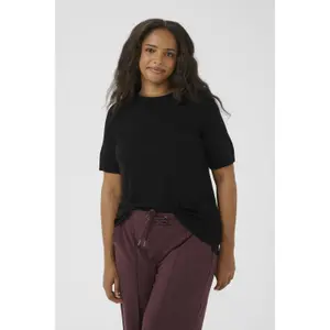 Women's boat neck sweater KAFFE Curve Lizzy image-1