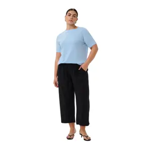 Jersey de mujer con cuello barco KAFFE Curve Lizzy image-1