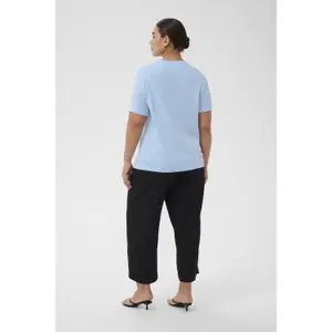 Jersey de mujer con cuello barco KAFFE Curve Lizzy image-4