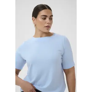 Jersey de mujer con cuello barco KAFFE Curve Lizzy image-5