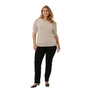 Woman sweater KAFFE Curve Regitta Pleat image-3