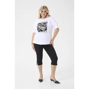 Women's T-shirt KAFFE Curve KCViola image-2