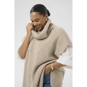 Poncho femme KAFFE Curve Mala image-5